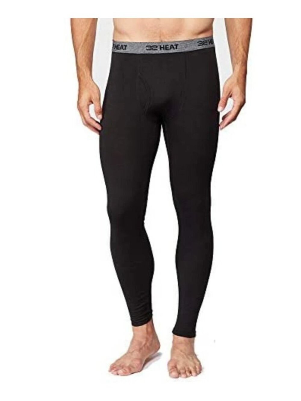 32 Degrees Heat Mens M 2-Pack Base Layer Pants Black H2055